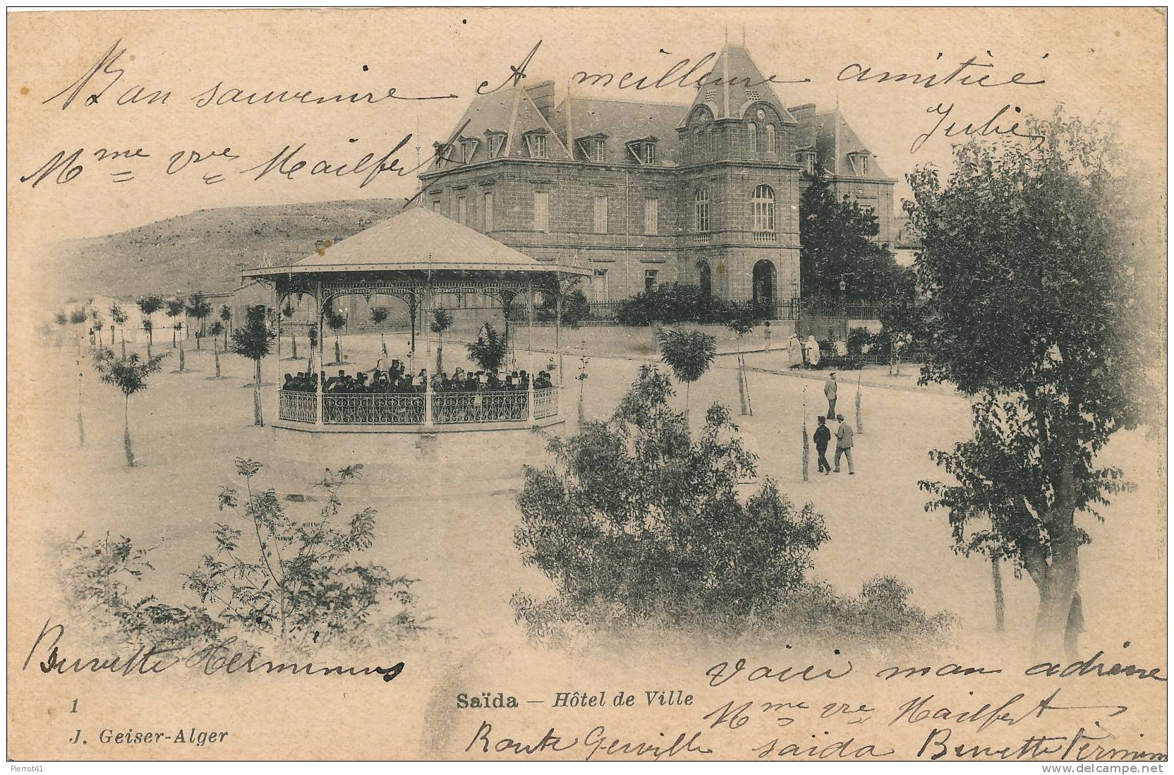 ALGÉRIE - SAÏDA - Hôtel De Ville - Saïda