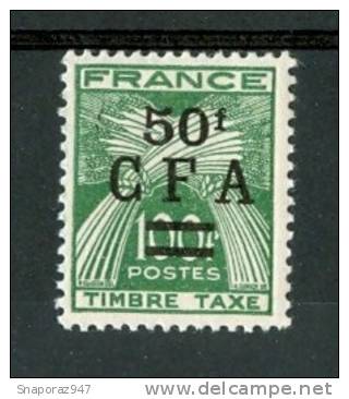 1949/50 Reunion Tasse MNH** (2) P20- - Portomarken