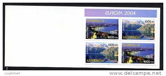 AZERBAIDJAN 2004, EUROPA, LES VACANCES, Carnet De 2 Paires, Neuf / Mint. R1585 - 2004