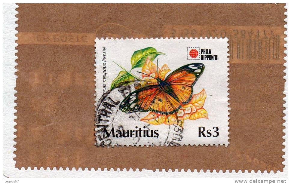 PHILA NIPPON 91 Rs 3 - Mauritius (1968-...)