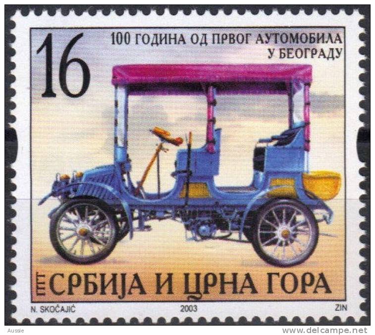 Joegoslavie Yougoslavie  Servia 2003 Yvertn° 2962 *** MNH  Cote 12 Euro Transport Voiture Auto - Ungebraucht