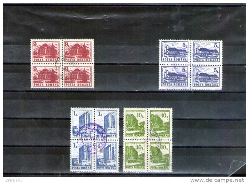 1991  HOTELS ET AUBERGES ( 1 ) MICHEL= 4667-4670 FULL ( RARE USED ) - Used Stamps