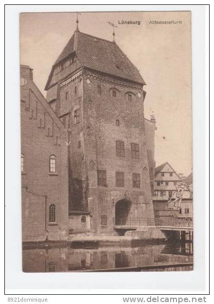 Lüneburg - Abtswasserturm  (P.W. Hirsch Phot. Wilh. Heinemann ) - Lüneburg
