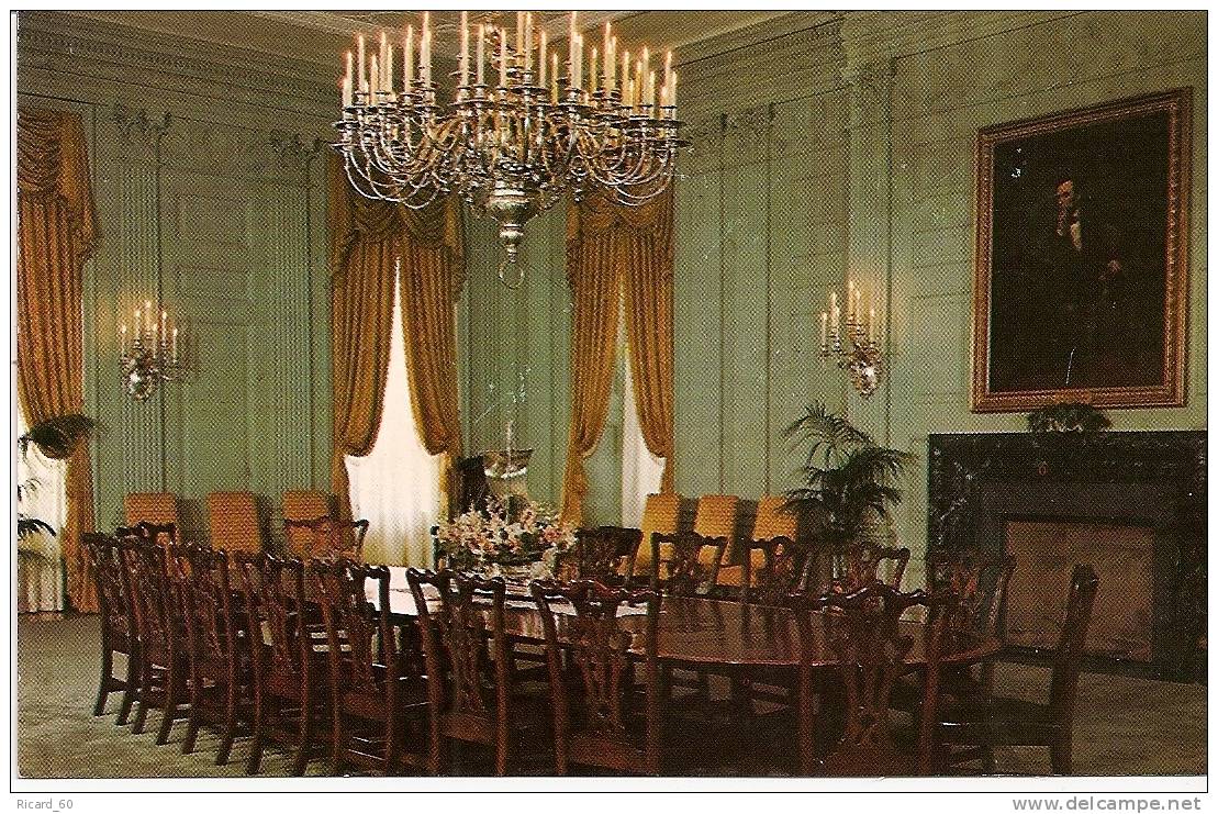 Carte Postale, Washington Dc, Maiso Blanche, White House,dining Room, Salle à Manger - Washington DC