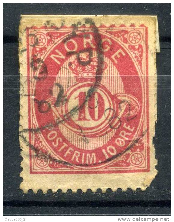 NORVEGE . 1877-78 . N° 25  Oblitéré - Gebruikt