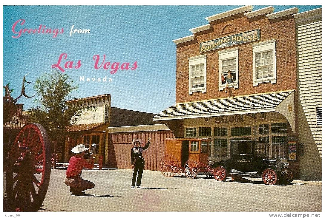 Carte Postale, Nevada, Las Vegas, Last Frontier Village, Saloon - Las Vegas