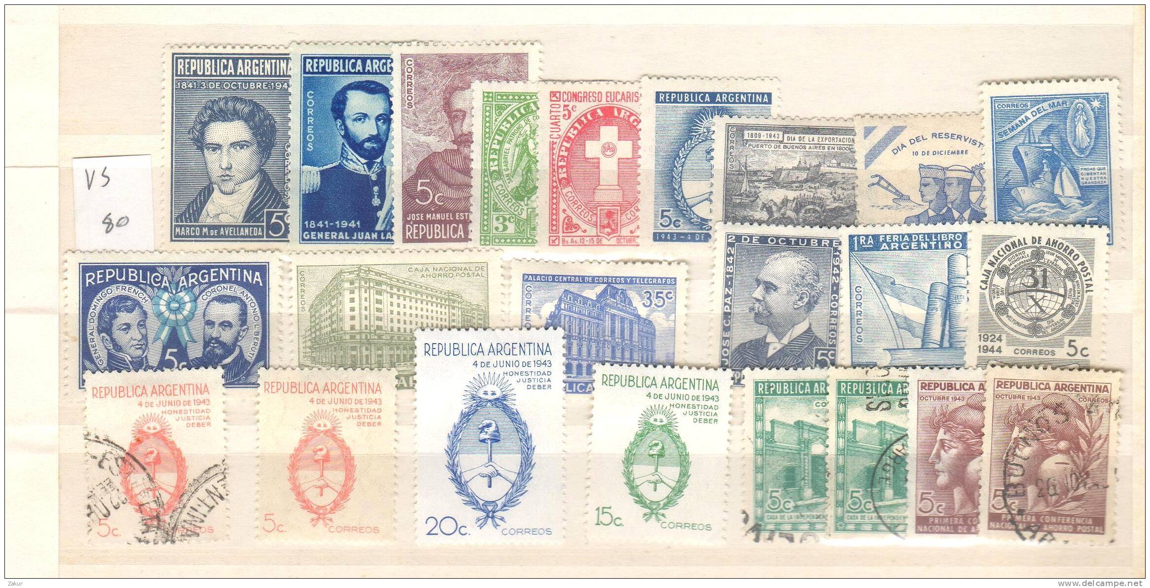 Argentina - 1941 Y Siguientes - Altri & Non Classificati