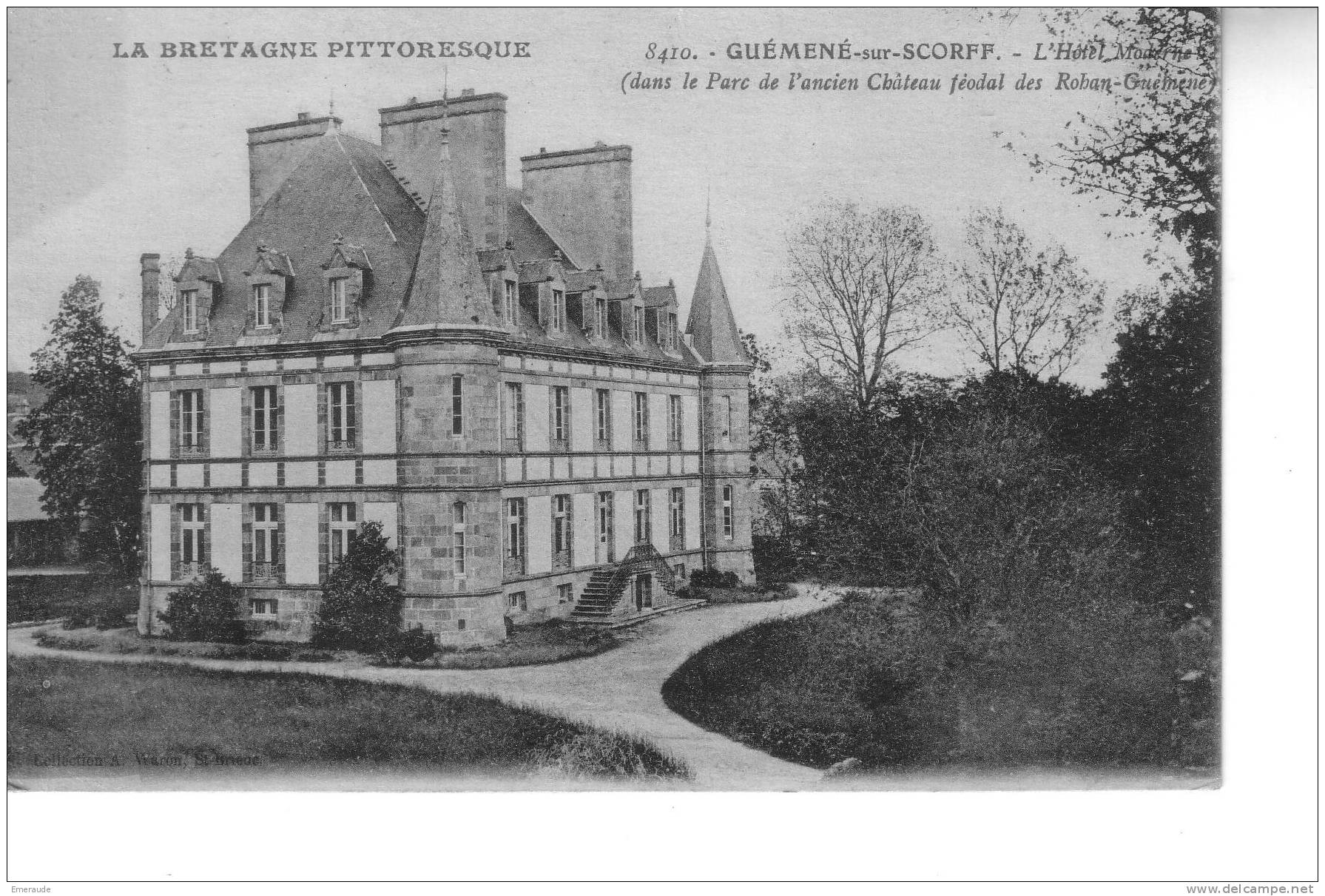 Guémené-sur-Scorff   L'Hotel Moderne ( Dans Le Parc De L'ancien Château Des Rohan ) - Guemene Sur Scorff