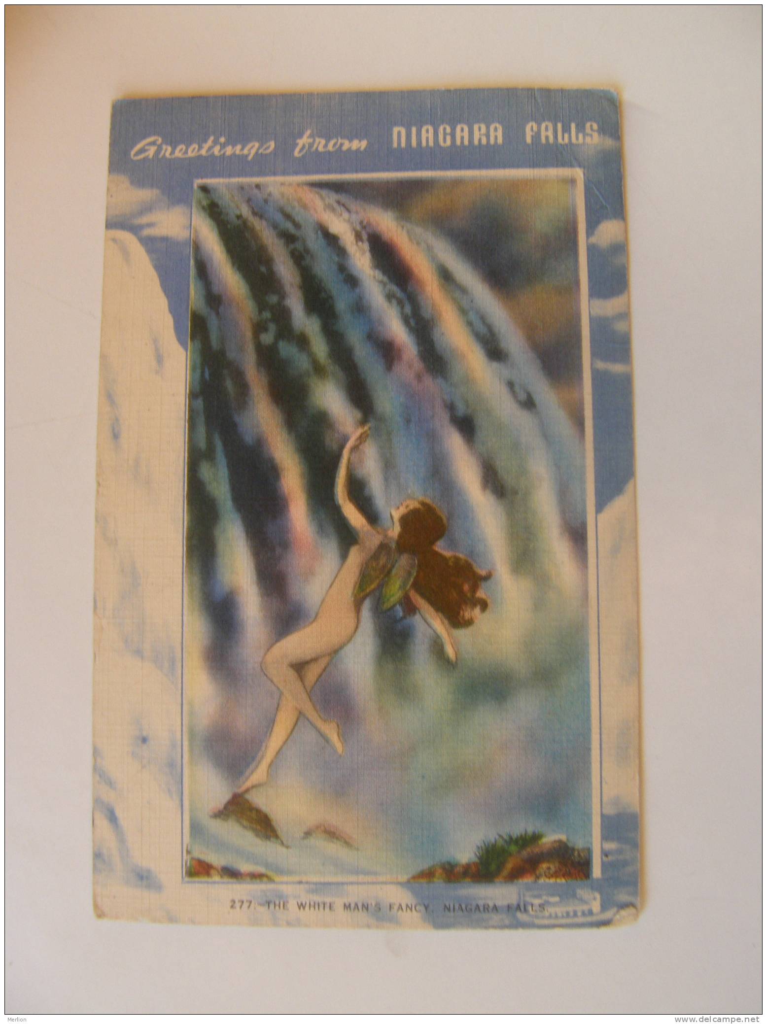 US - NY-Niagara Falls - James Francis Brown - Beautiful Maiden     D74004 - Before 1900