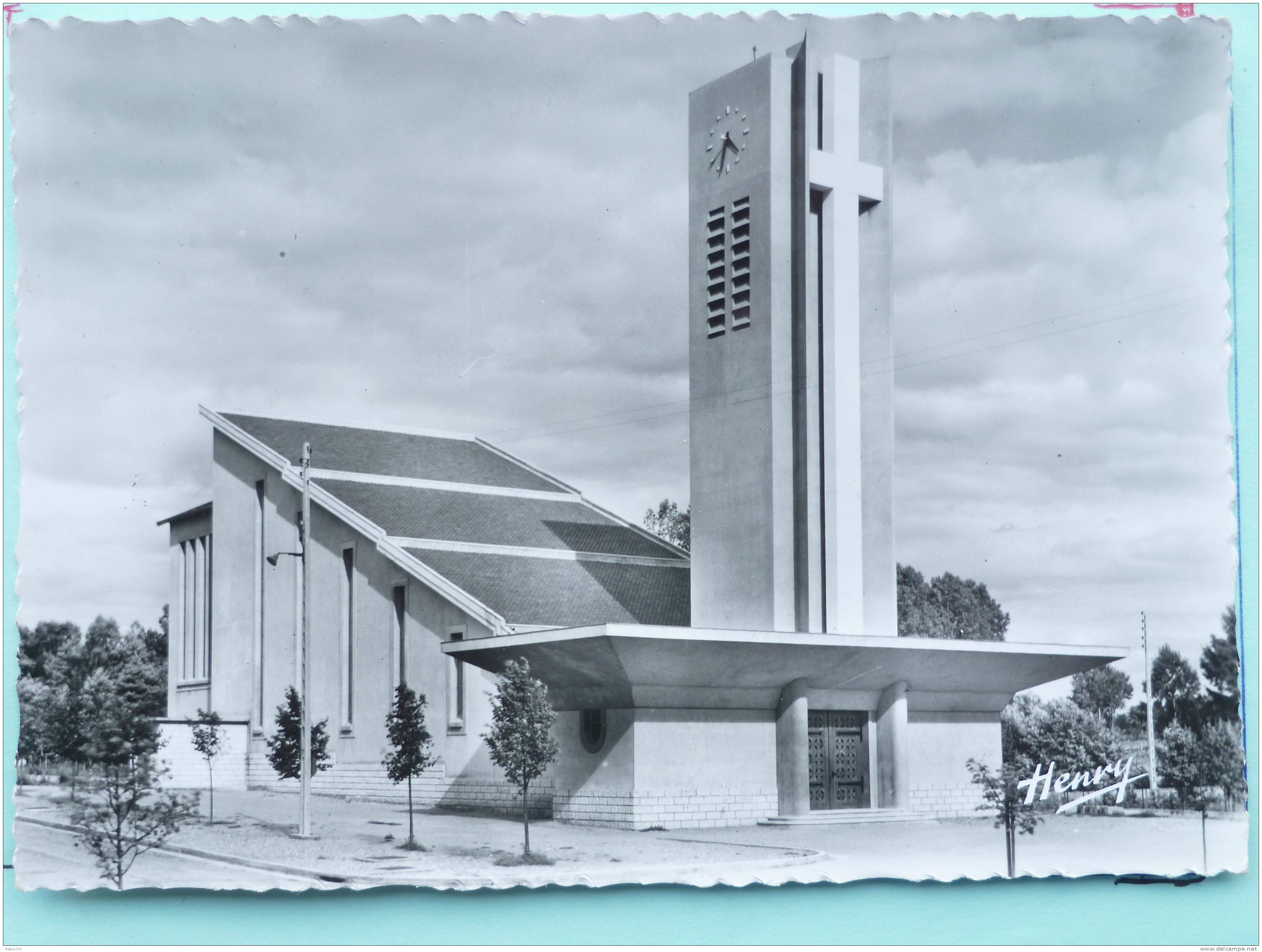 V6-54-meurthe Et Moselle-azerailles-l'eglise -carte Photo - Autres & Non Classés