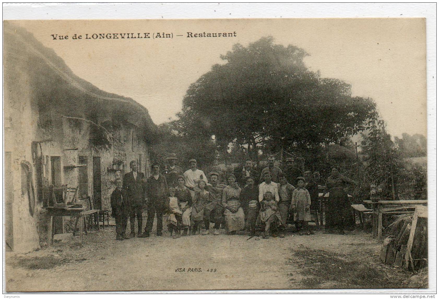 01    LONGEVILLE   "AIN "  Vue De ...............Restaurant - Non Classés