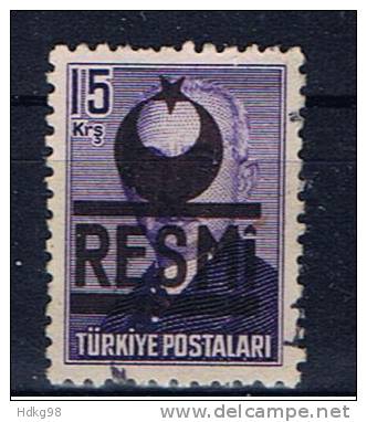 TR+ Türkei 1953 Mi 20 Dienstmarke - Francobolli Di Servizio