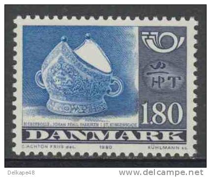 Danmark Denmark Dänemark 1980 Mi 709 YT 712 ** Bishop´s Bowl / Terrine Als Bischof Hut - Handwerkkunst - NORDEN - Unused Stamps