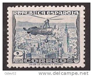 ES689SCSF-L3989TTH.España .Spain Espagne.AUTOGIRO LA CIERVA 1935  (Ed 689**) Sin Charnela.SUPER LUJO - Elicotteri