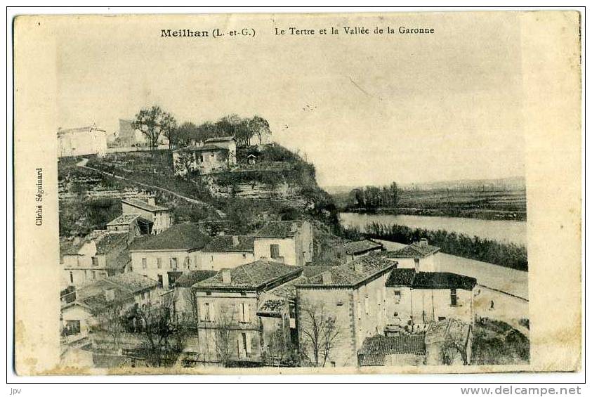 47 - MEILHAN . LE TERTRE ET LA VALLEE DE LA GARONNE - Meilhan Sur Garonne