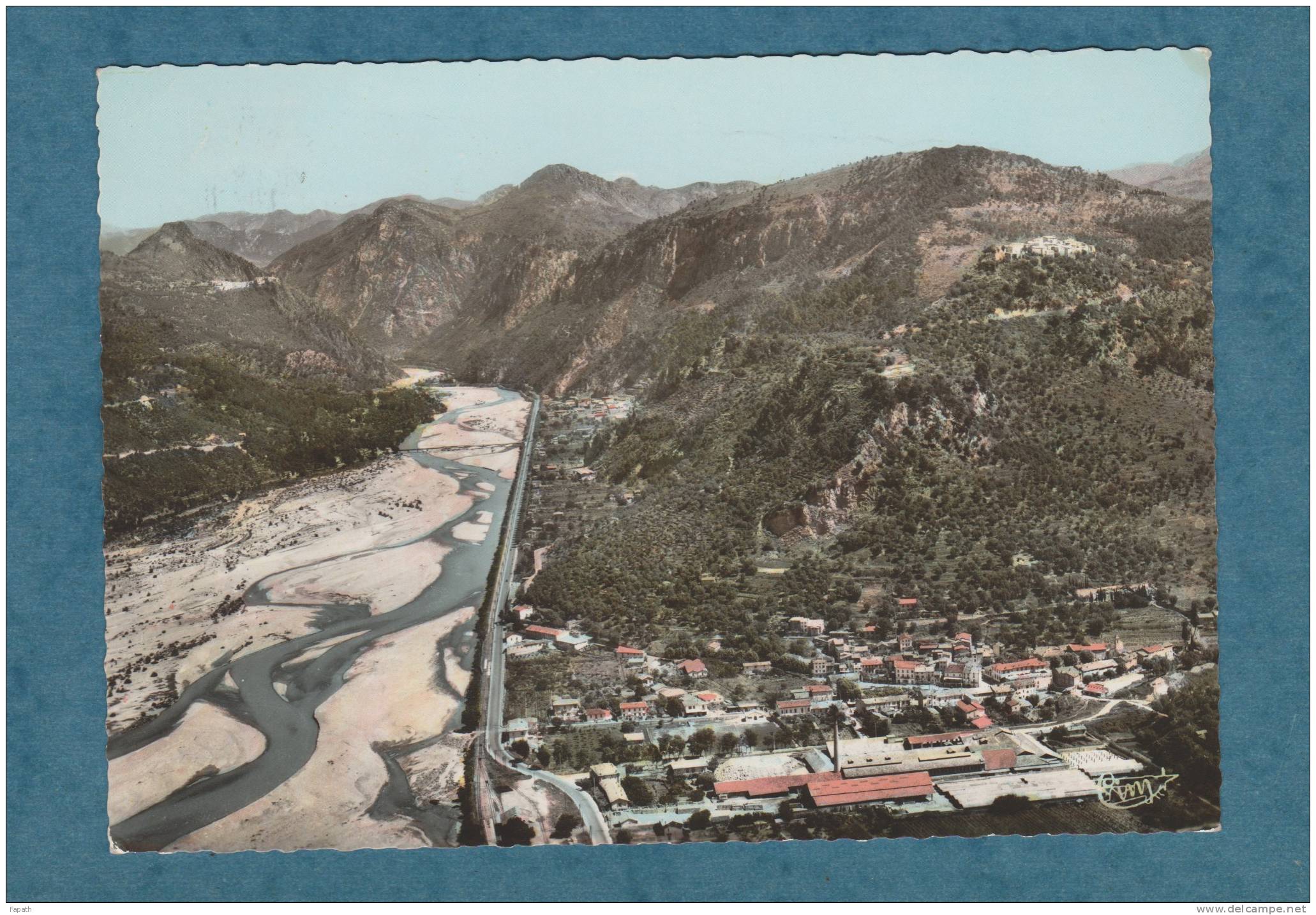 SAINT-MARTIN-DU-VAR - 06 - Vue Panoramique Aérienne. A Gauche Le Lit Du Var  - Ct-10.5x15 - CIM - Autres & Non Classés