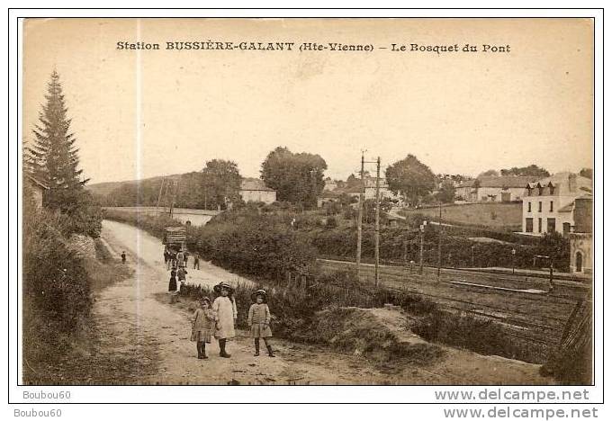 Station BUSSIERE GALANT - Le Bosquet Du Pont -   Haute-Vienne - Bussiere Poitevine