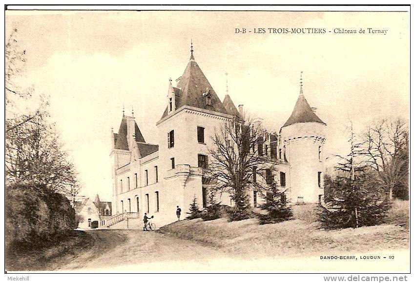 86-LES TROIS MOUTIERS-CHATEAU DE TERNAY - Les Trois Moutiers