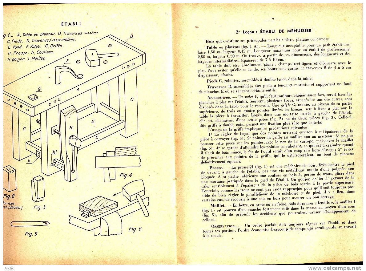 Initiation Au Travail Manuel Travail Du Bois G BRUNIQUEL - 18 Ans Et Plus