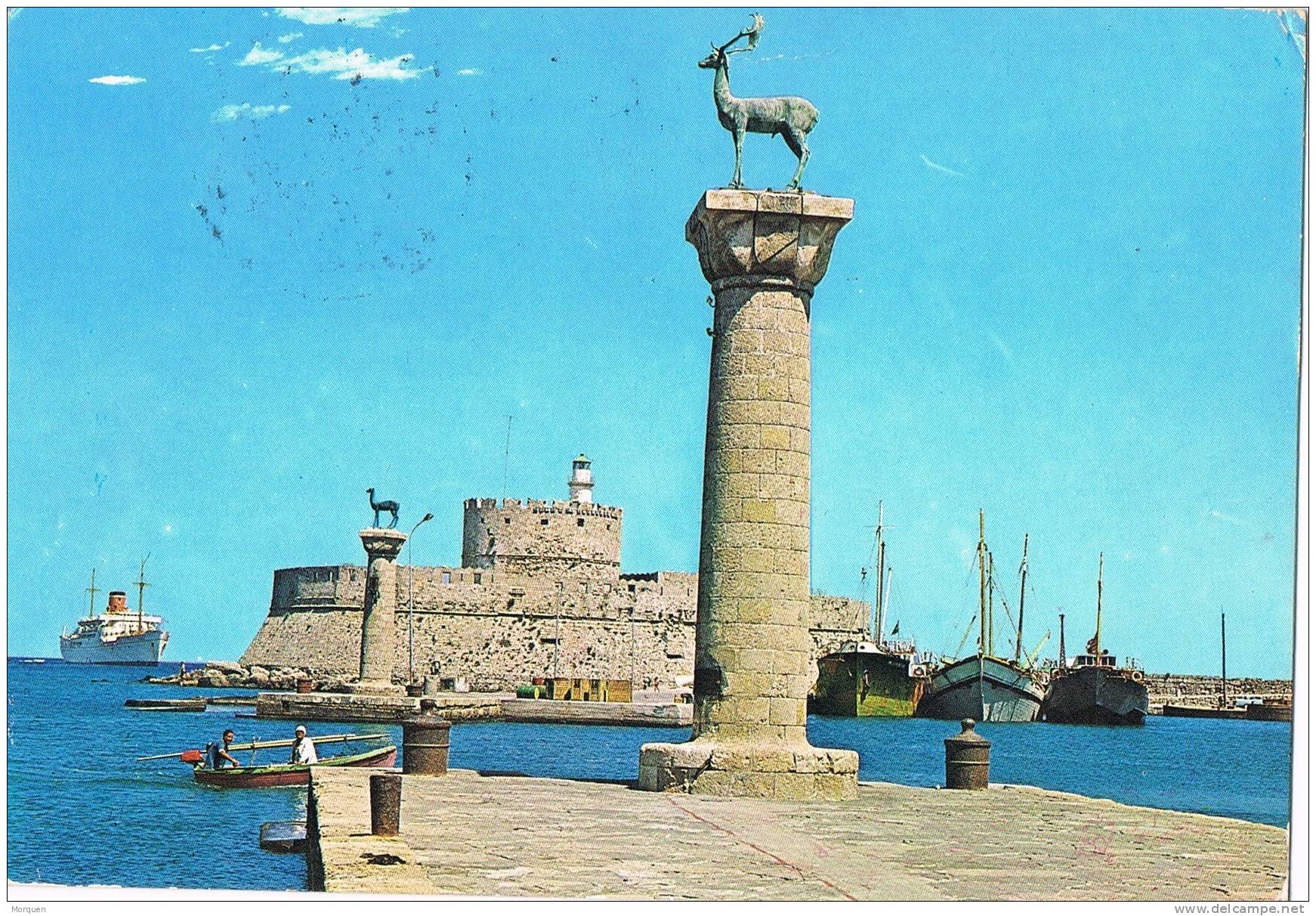 Postal OLCU SALONU  (Turquia) 1979. Vista De Rodas - Storia Postale