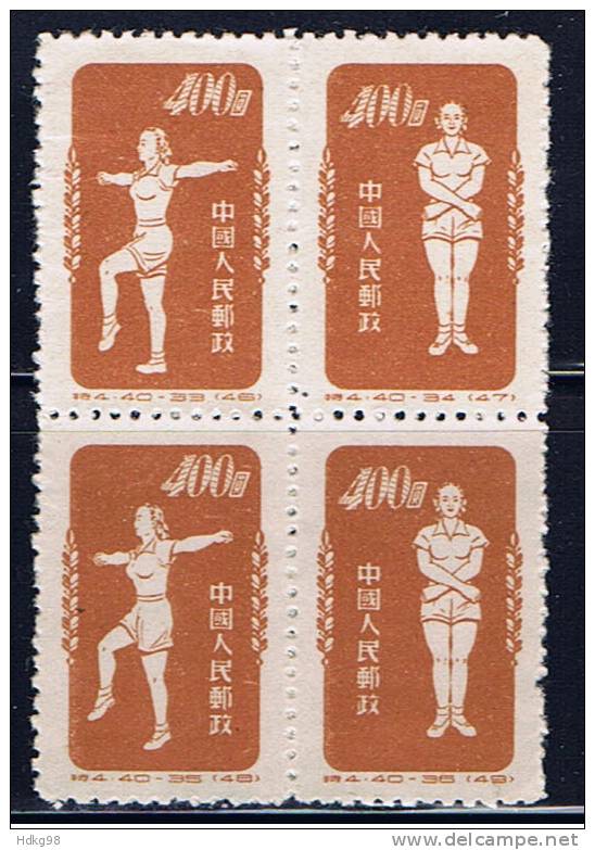 VRC China 1952 Mi 169-70 - Neufs