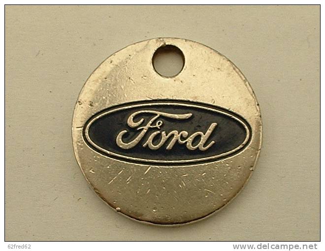 JETON DE CADIE - FORD / ST VAAST AUTOMOBILES BETHUNE - Trolley Token/Shopping Trolley Chip