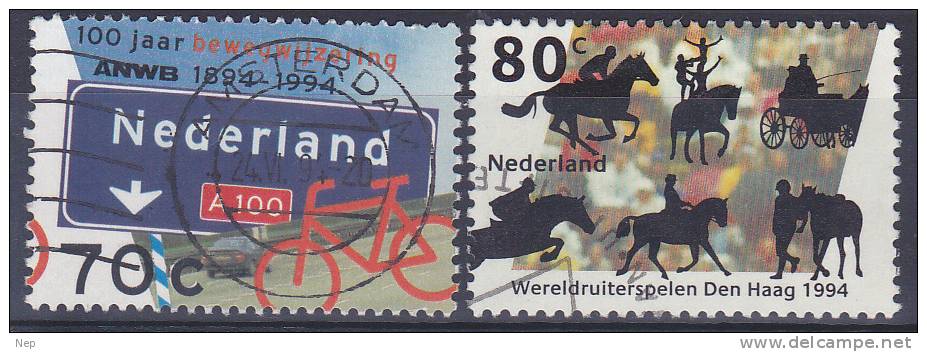 NEDERLAND - Michel - 1994 - Nr 1518/19 - Gest/Obl/Us - Oblitérés