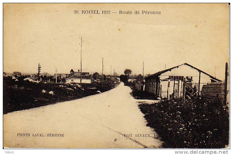 - 80 - ROISEL -  Route De Péronne - - Roisel