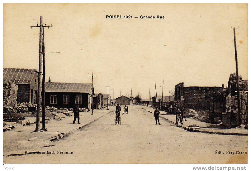 - 80 - ROISEL -  Grande Rue - 1921 - Roisel