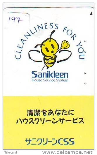 Télécarte Japon * ABEILLE * BIENE * BEE * BIJ * ABEJA (197) PHONECARD JAPAN - Honeybees