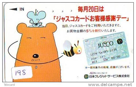 Télécarte Japon * ABEILLE * BIENE * BEE * BIJ * ABEJA (198) PHONECARD JAPAN - Honeybees