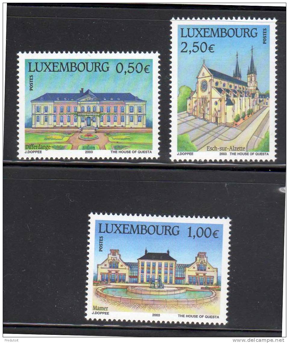 LUXEMBOURG - 2003 - N°1551/1553  ** - Neufs