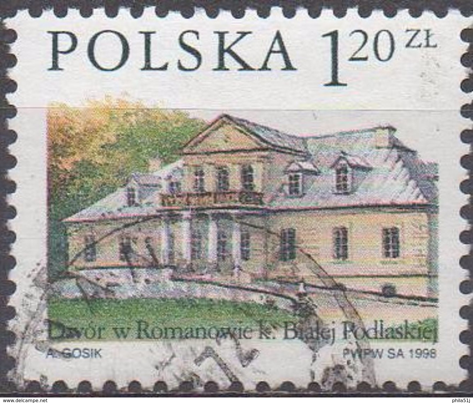 POLOGNE  N°3481__OBL VOIR SCAN - Gebraucht