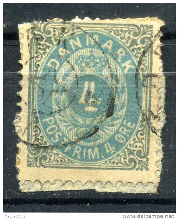 DANEMARK . 1875-1903  . N° 23 Oblitéré - Oblitérés