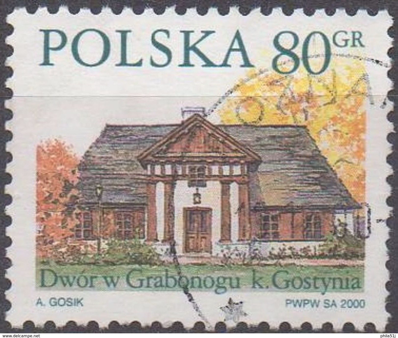 POLOGNE  N°3599__OBL VOIR SCAN - Gebraucht