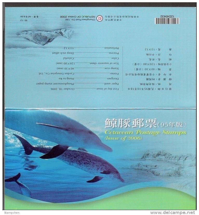 Folder 2006 Cetacean Stamps S/s Whale Dolphin Lighthouse Bridge Harbor Fauna Fish - Wale