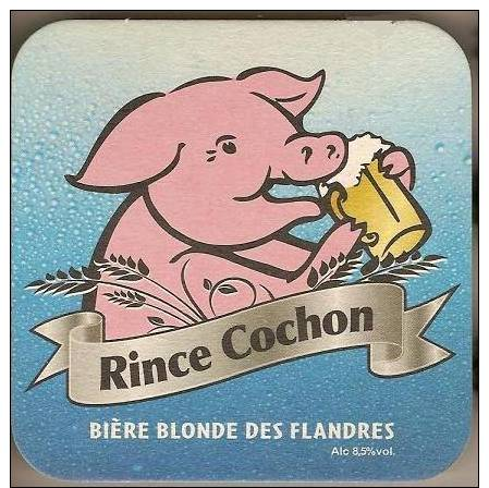 Sous Bock "Rince Cochon" - Beer Mats