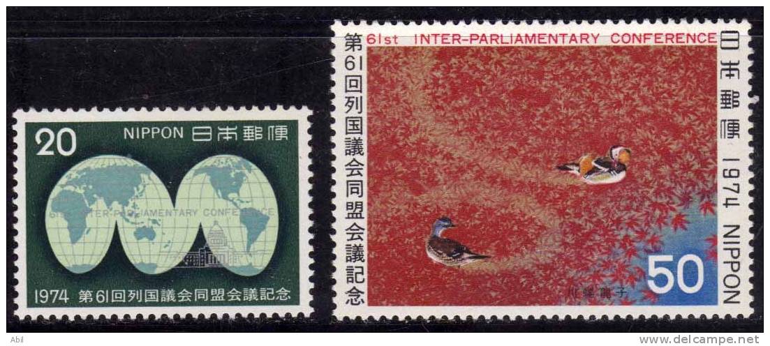 Japon 1974 N°Y.T. ;  1126 Et 1127** - Neufs