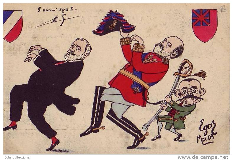 Politique..Satirique..Illustrateur...  Egor..Mai 1903...Cake-Wake - Satirical