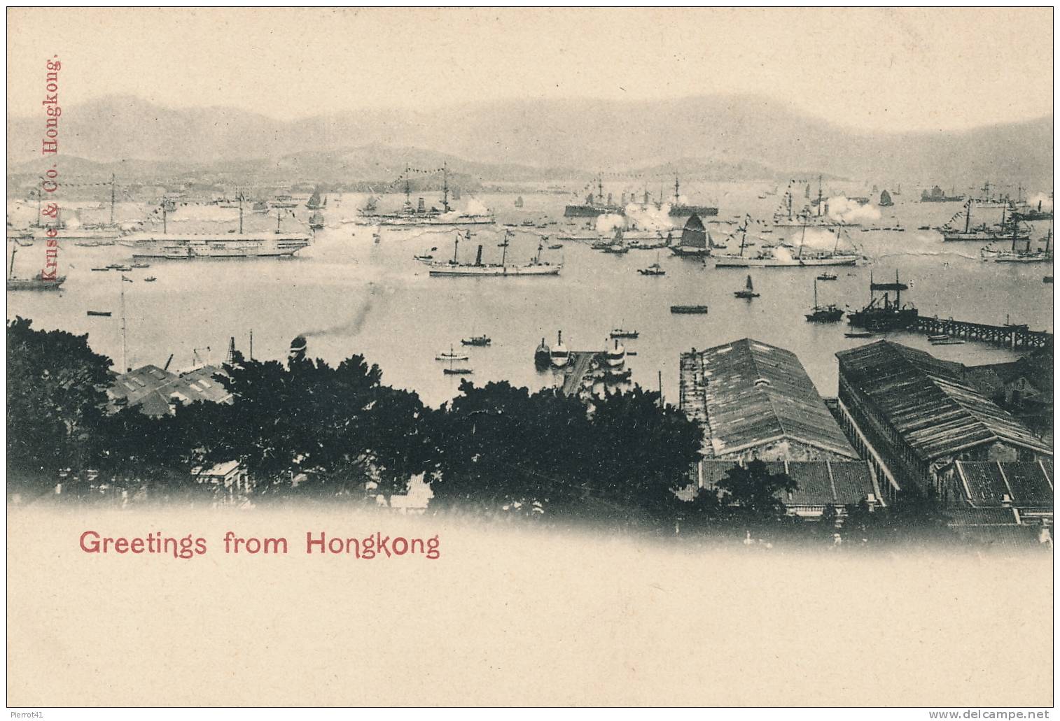 ASIE - CHINE - HONG KONG - Greeting From Hong-Kong (1900) - China (Hongkong)