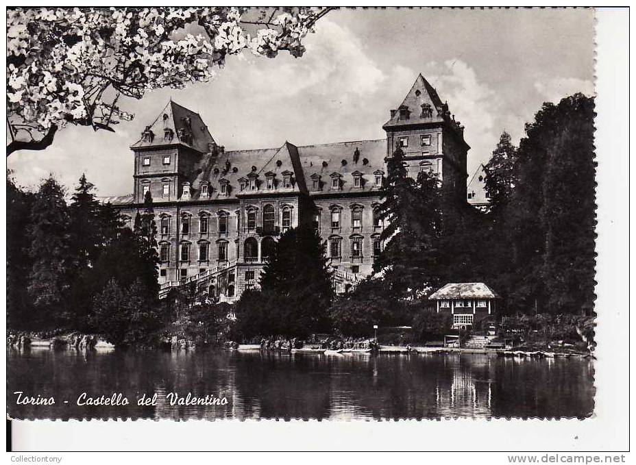 Torino -Castello Del Valentino - Formato Grande - Viaggiata Anni 1950 - Castello Del Valentino