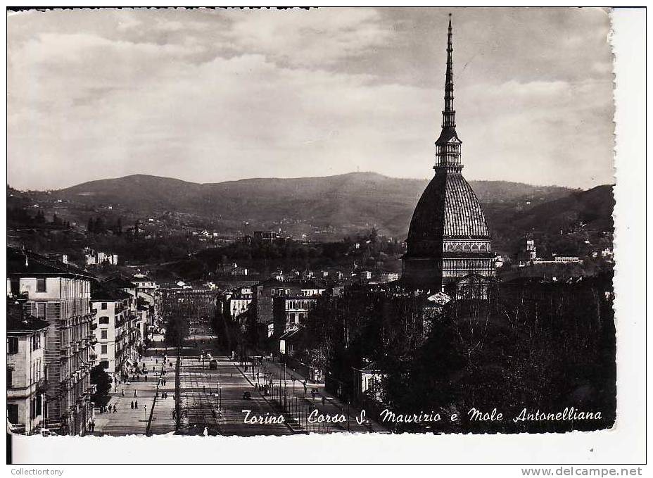 Torino - Corso S. Maurizio E Mole Antonelliana - Formato Grande - Viaggiata Anni1950 - Mole Antonelliana