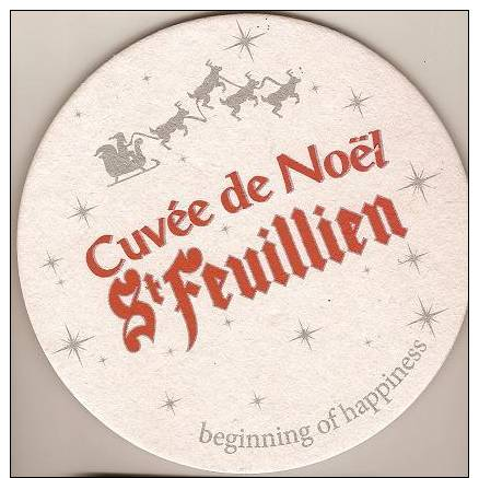 Sous Bock "St Feuillien Cuvee De Noel" - Sous-bocks