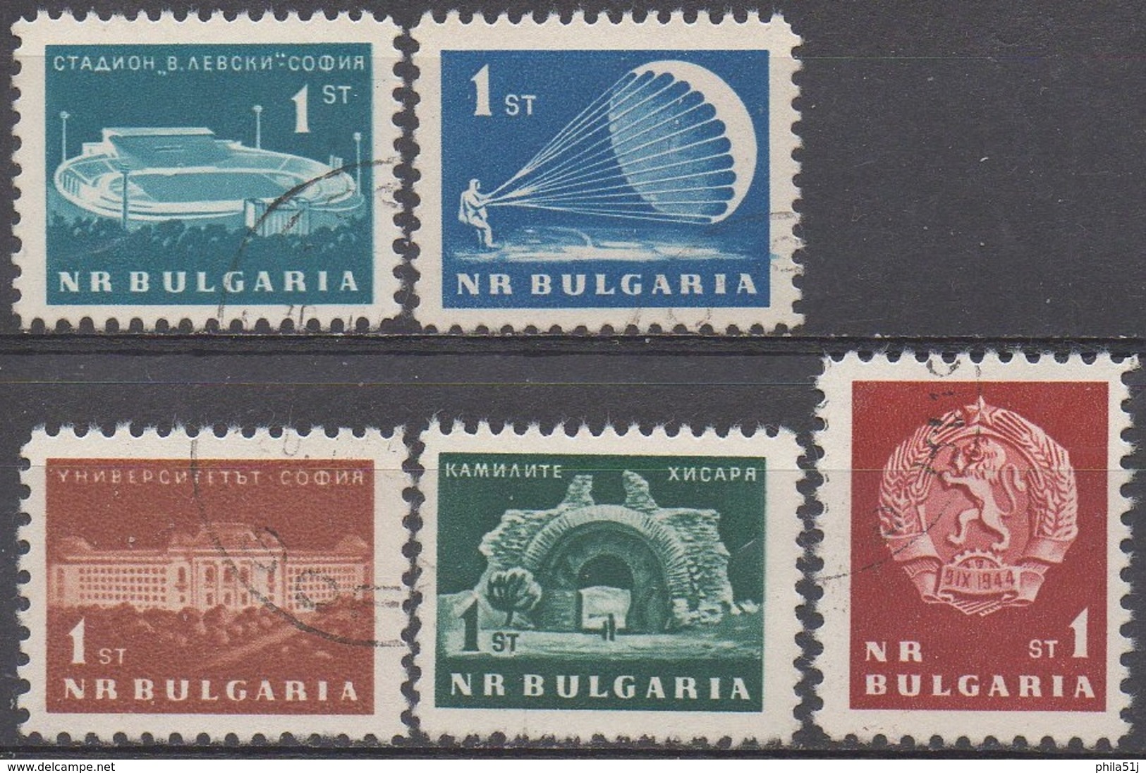 BULGARIE  N°1170/1174__OBL VOIR SCAN - Usados