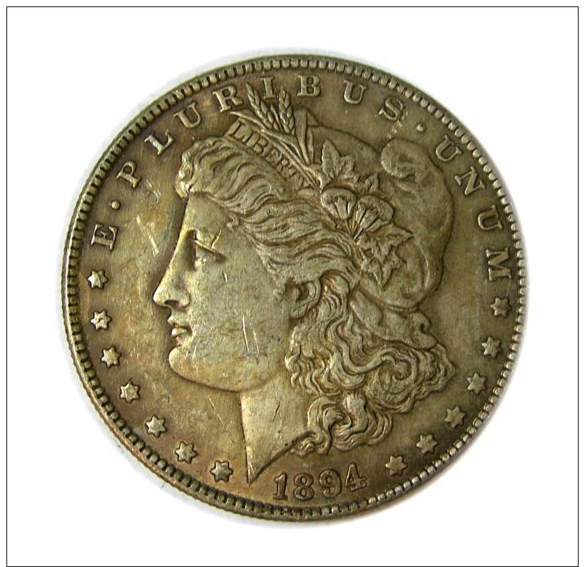 U.S Morgan  Dollar 1894 S  Replica 26 G - 1878-1921: Morgan