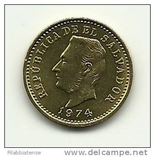 1974 - El Salvador 2 Centavos, - Salvador