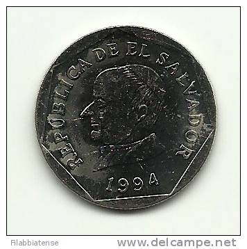 1994 - El Salvador 25 Centavos, - Salvador