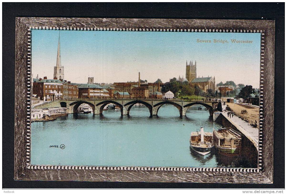 RB 744 - Real Photo Postcard - Severn Bridge Worcester Worcestershire - Autres & Non Classés