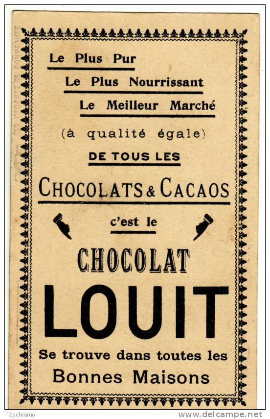 CHROMO Chocolat Louit Horace Pièce De Théâtre Corneille - Louit