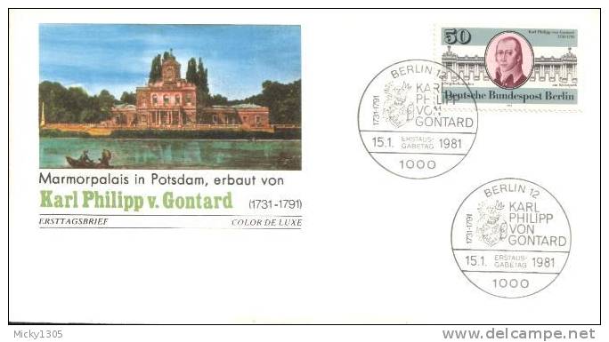 Germany / Berlin - FDC Mi-Nr 639 (y674)- - 1981-1990